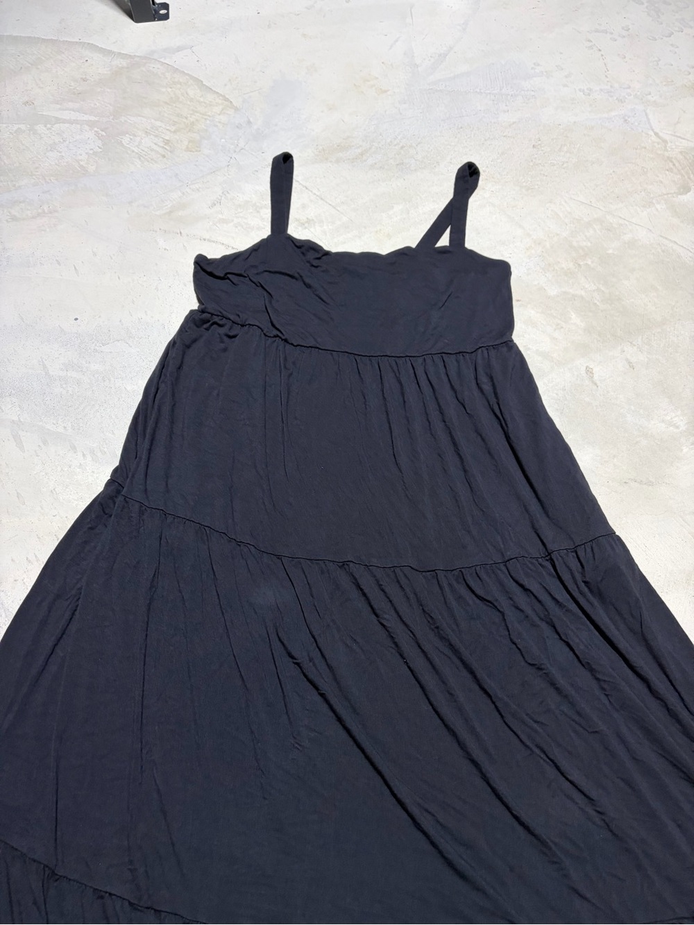 Soma weekend Black Tiered Maxi Dress XL - Picture 5 of 8